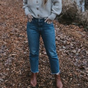 Levi's 501 Crop Step-Hem Jeans